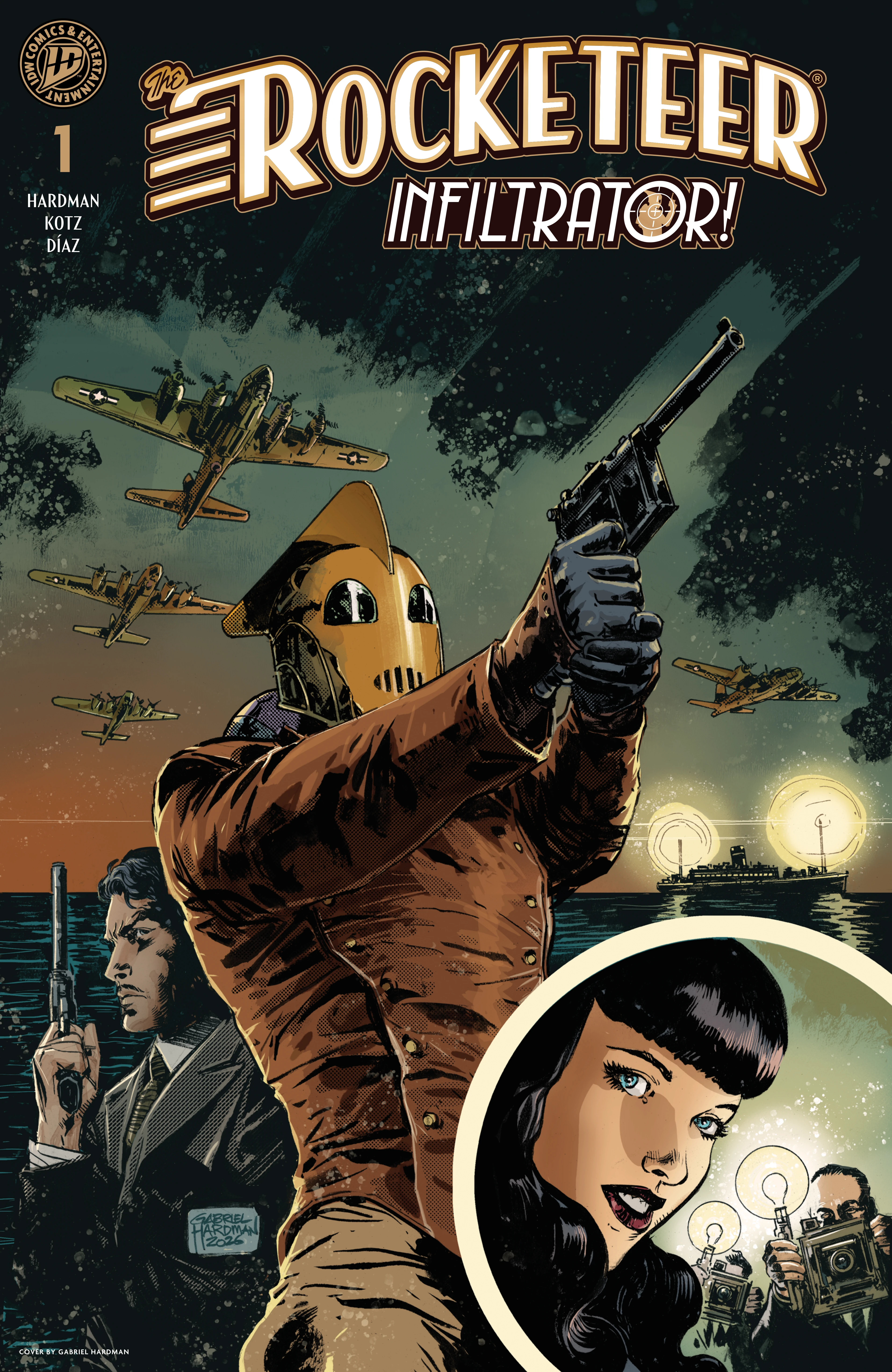 The Rocketeer: Infiltrator! #1 (IDW Publishing, 2026) cover